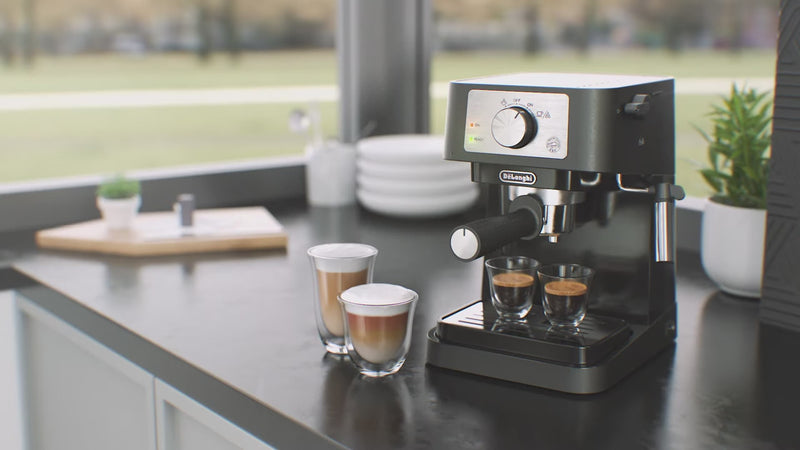 Delonghi Stilosa Coffee Machine Black EC260.BK-6