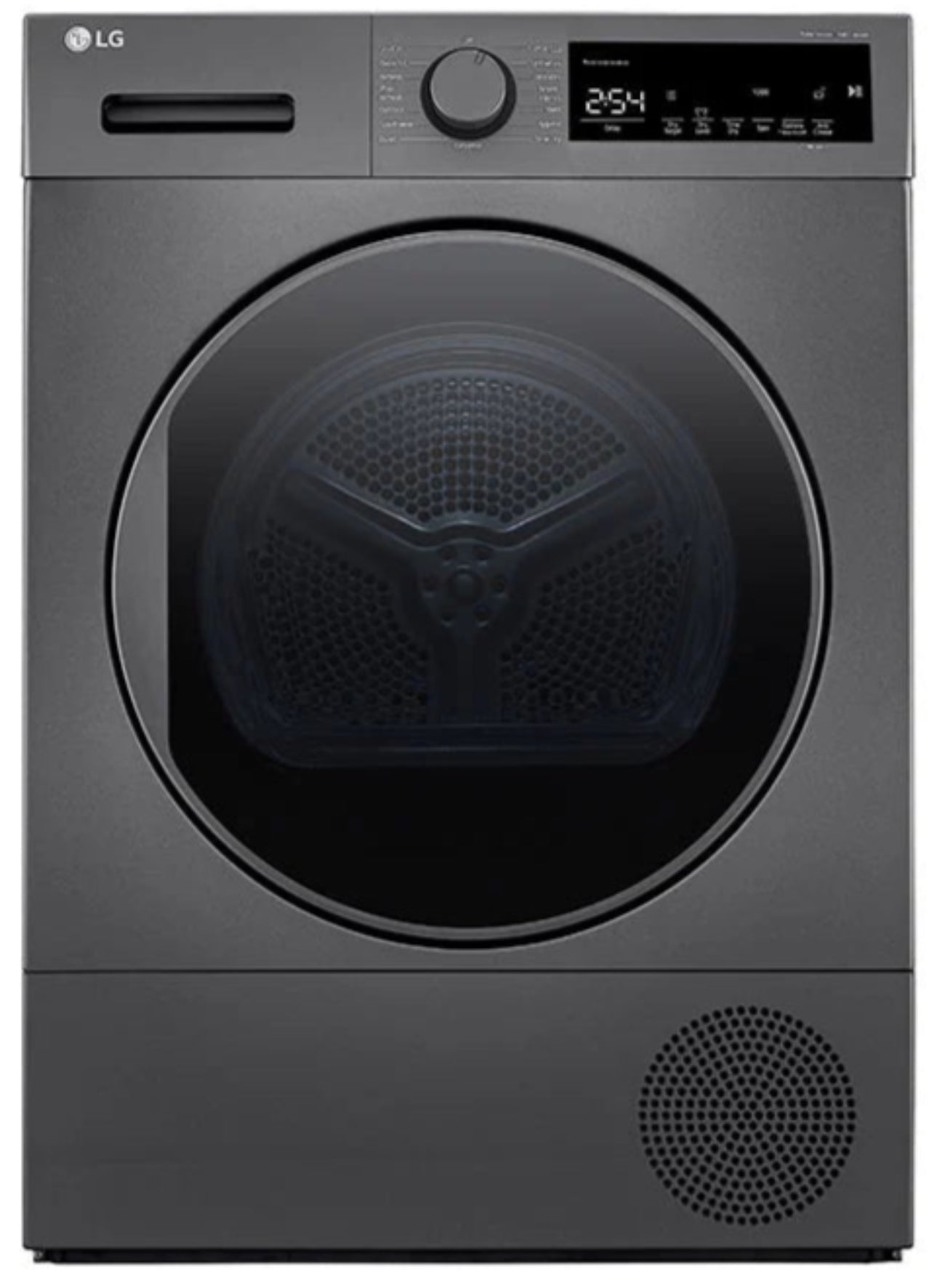 LG 8KG Heat Pump Tumble Dryer Dark Silver RH80T2SP7RM-3