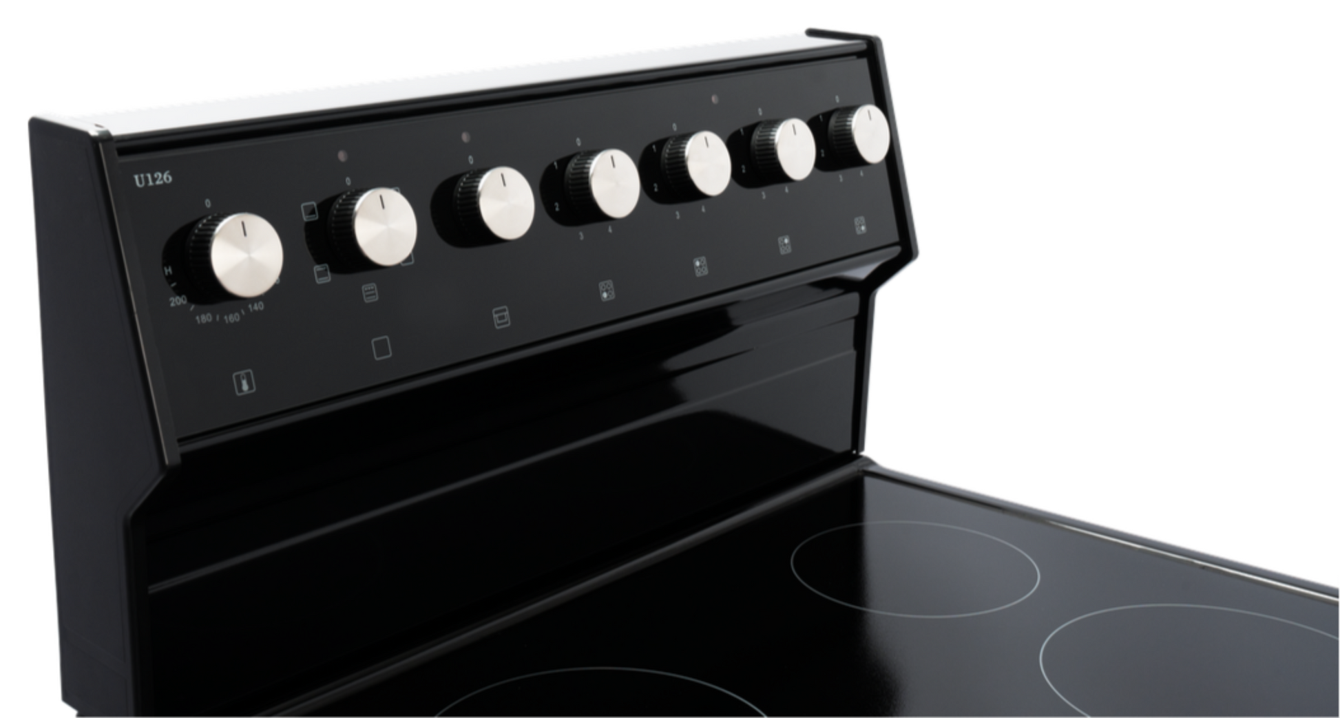 Univa Stove Black U126CB-1-3