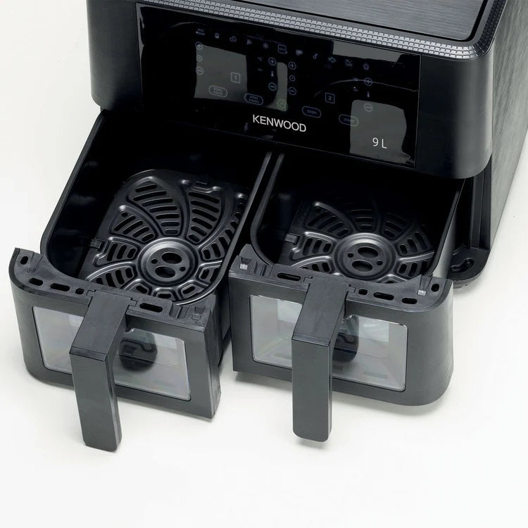 Kenwood kHealth 9L Dual Air Fryer with Grill Function & Window Black HFG95.000BK-4