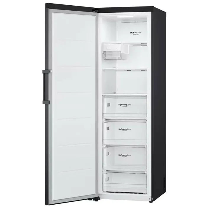 LG 324L Pigeon Pair Upright Freezer Matte Black GC-B414EQFM-2