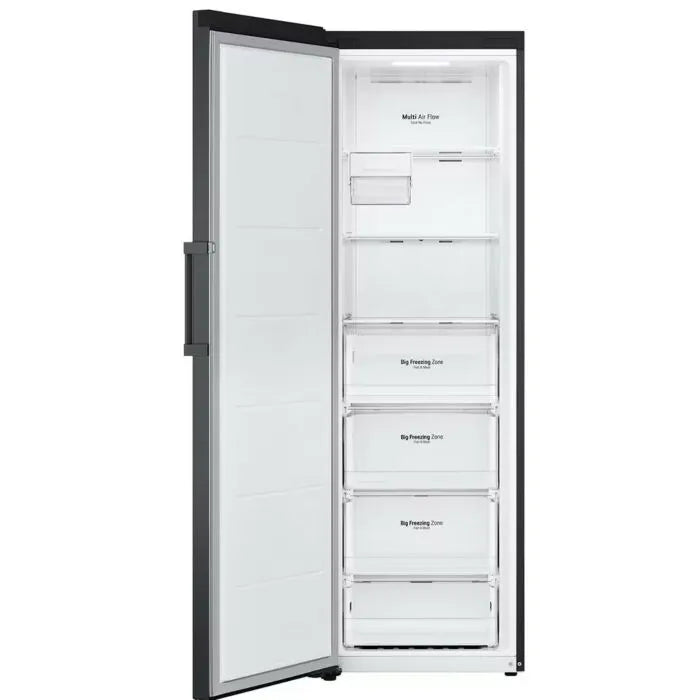 LG 324L Pigeon Pair Upright Freezer Matte Black GC-B414EQFM-4