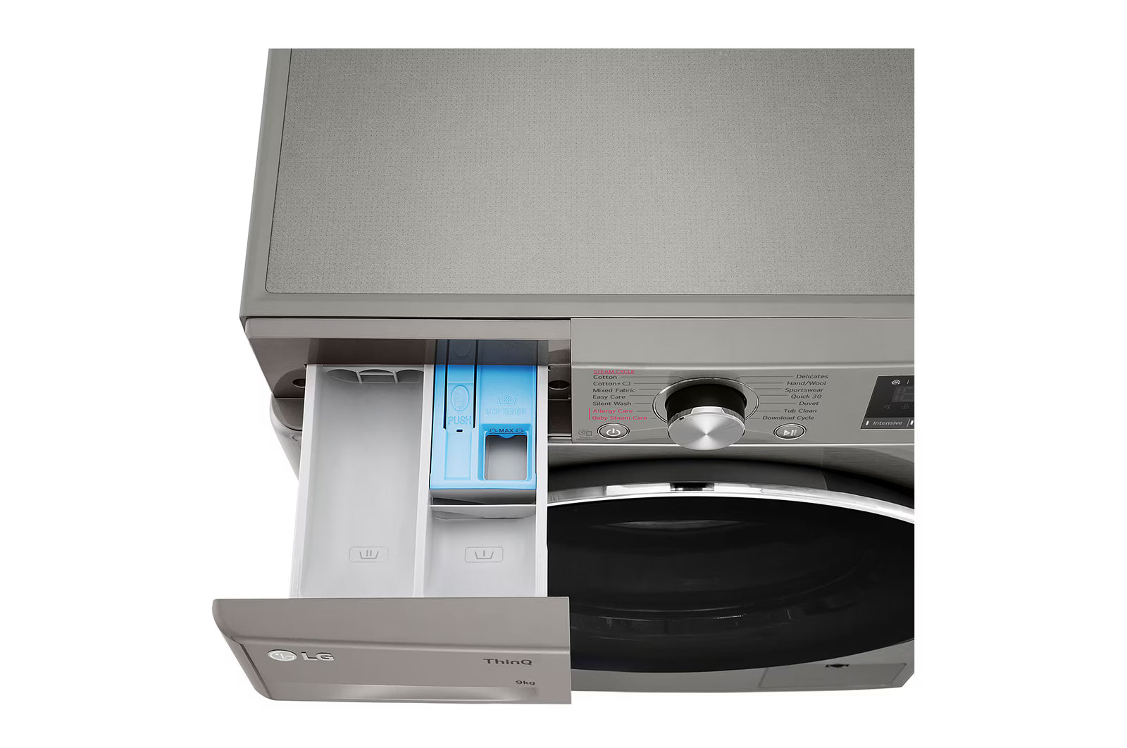 LG 9kg Front Loader Washer in Stainless Finish F2V5FYPYP