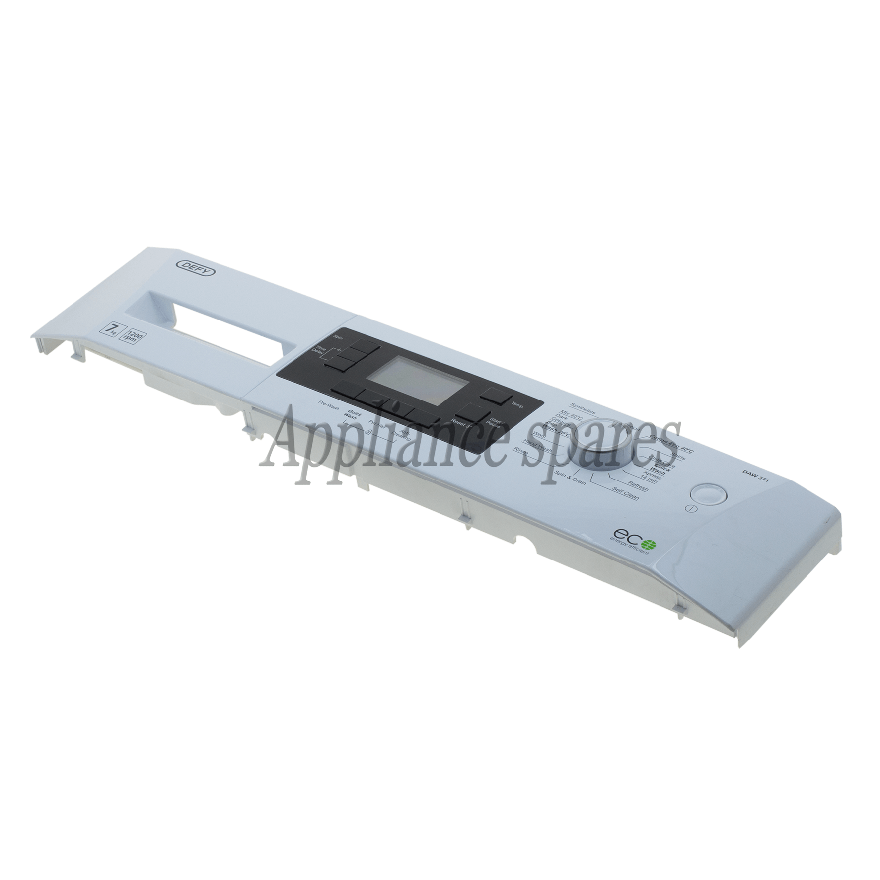 Defy Washing Machine Control Panel Assembly
