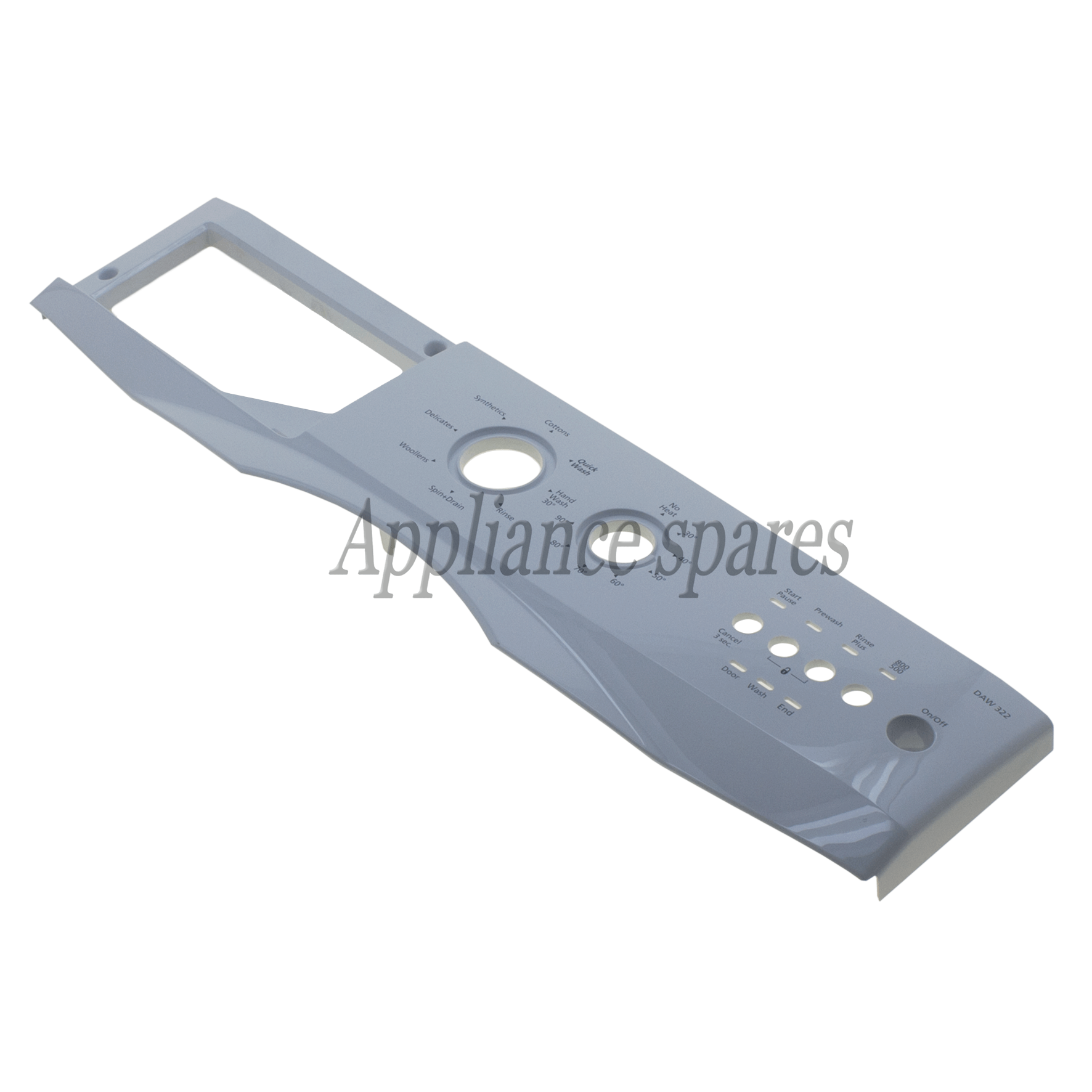Defy Washing Machine Control Panel