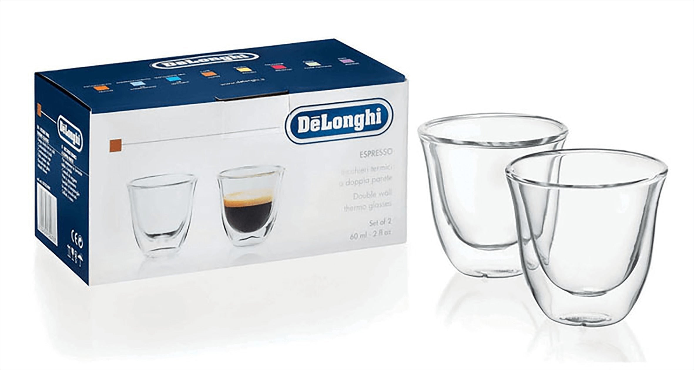 De'Longhi Espresso Glasses Set 5513214591