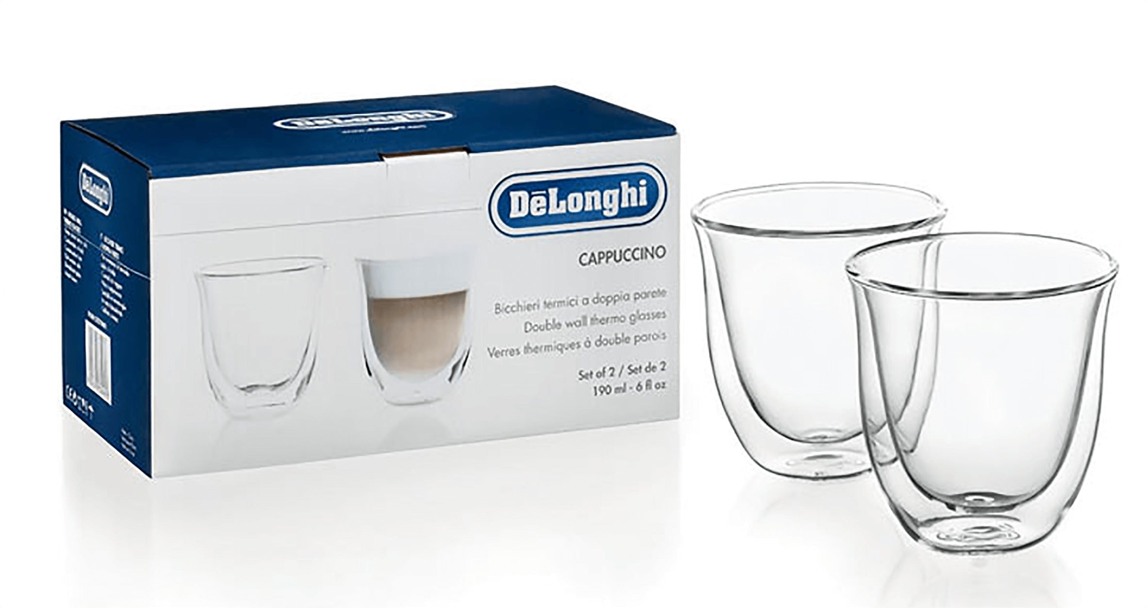 Delonghi Cappucino Glass Set 5513214601
