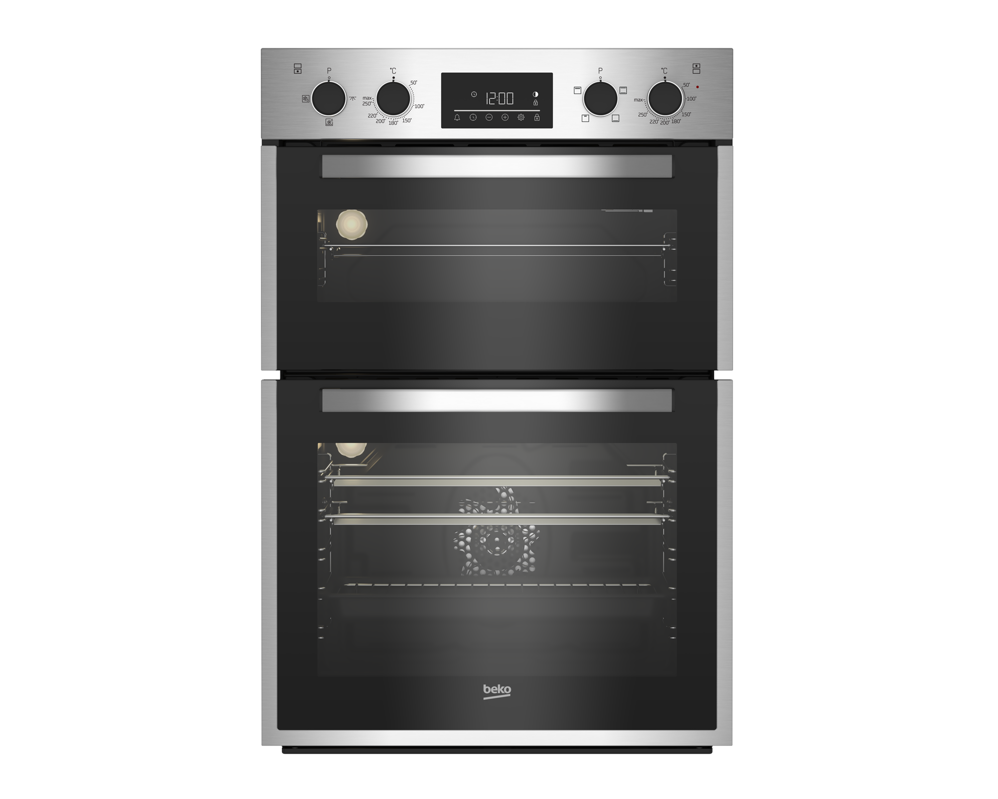 Beko Built In Double Oven Stainless Steel BBDF26300X