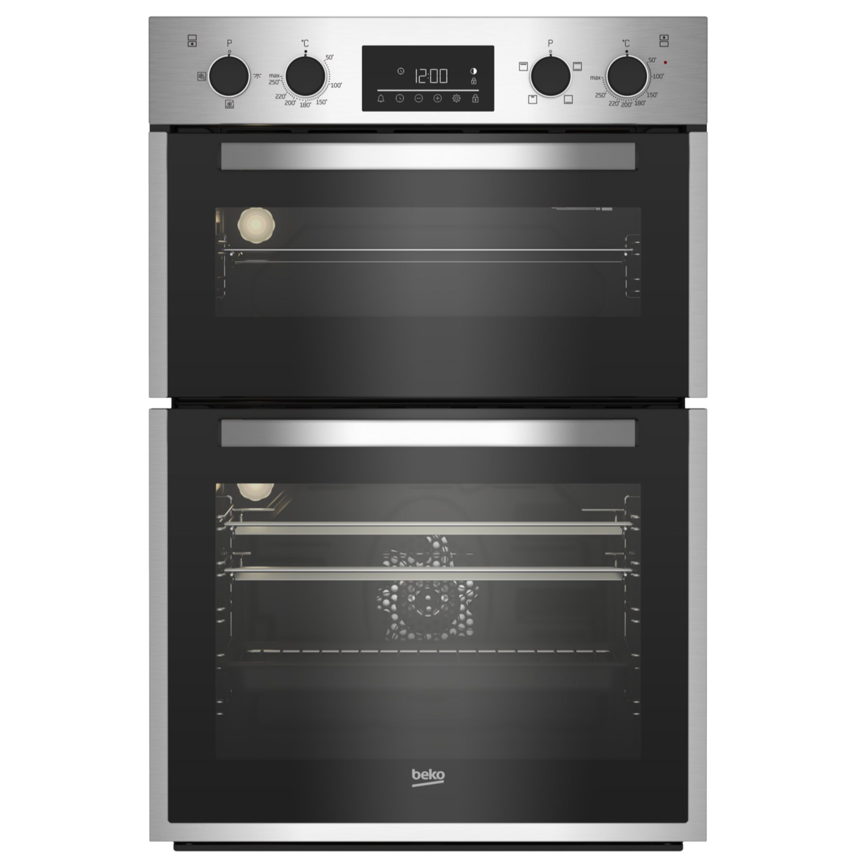 Beko Built In Double Oven Stainless Steel BBDF26300X-1