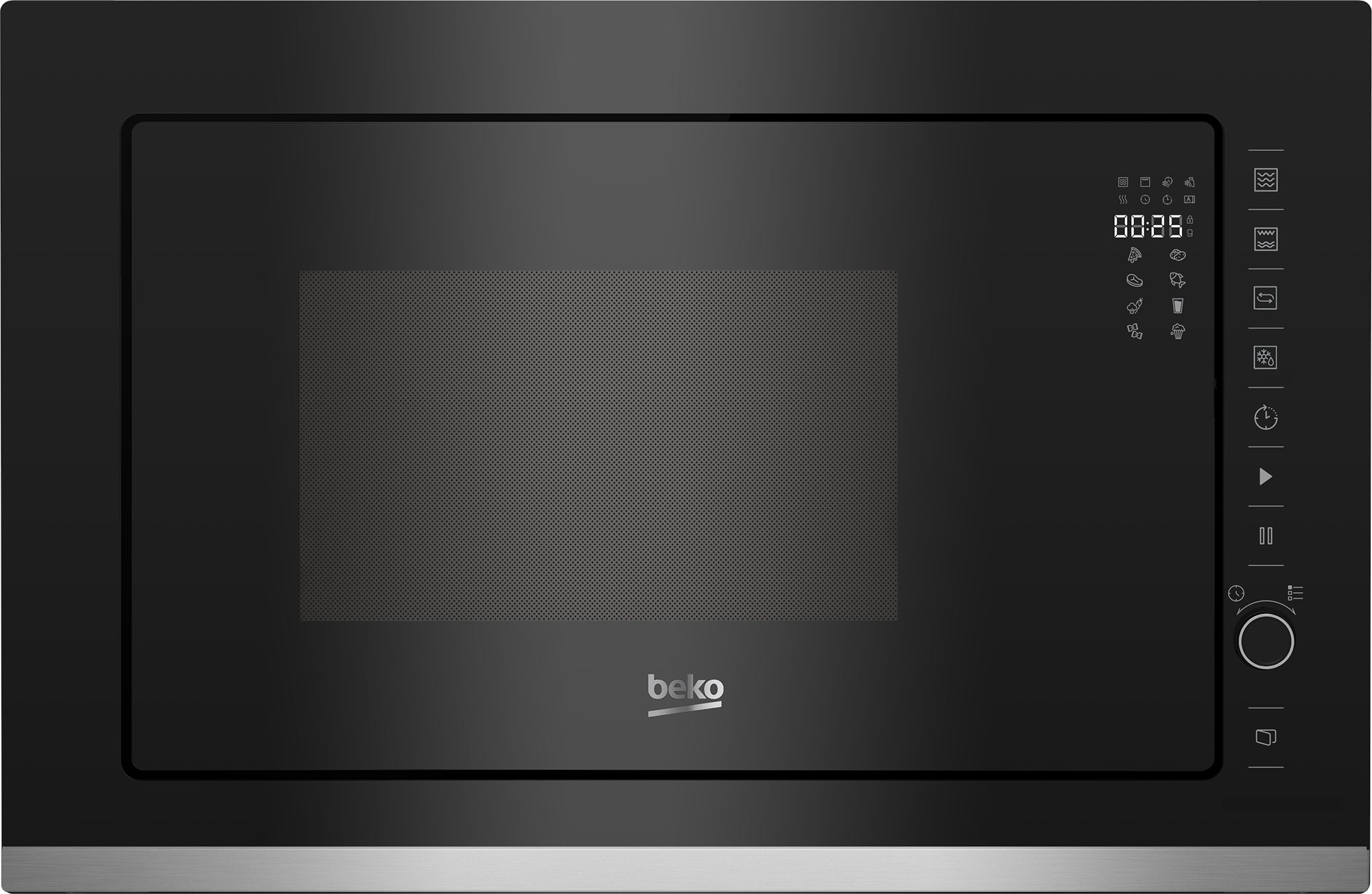 Beko 25L Built-in Microwave Oven Black BMCB25433X