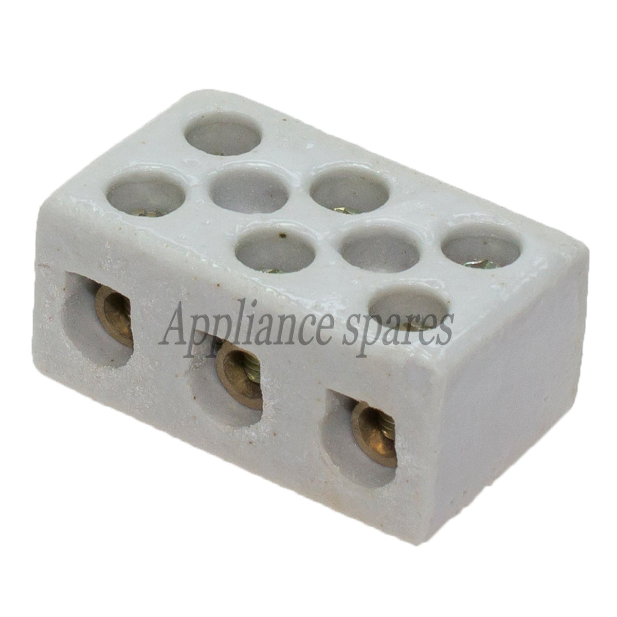 3 Way Ceramic Connector Block (15A)