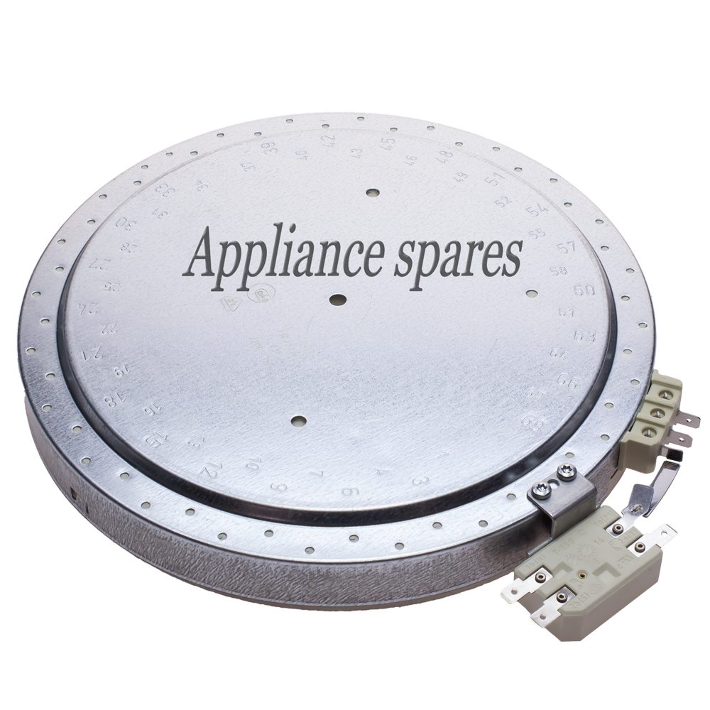 Defy Hob Glass Top Dual Plate (230mm, 2200w)-2