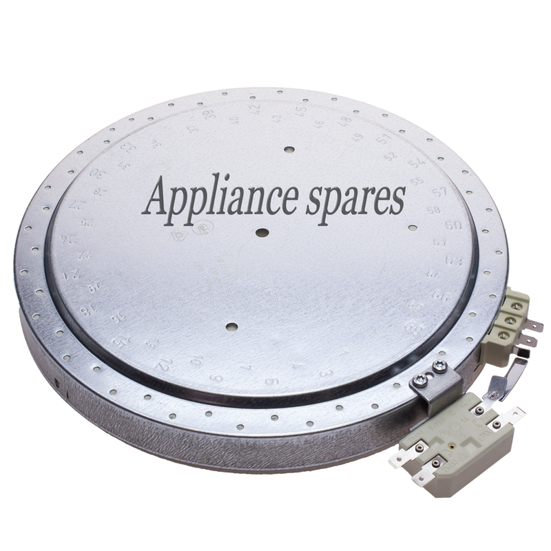 Defy Hob Glass Top Dual Plate (230mm, 2200w)-2