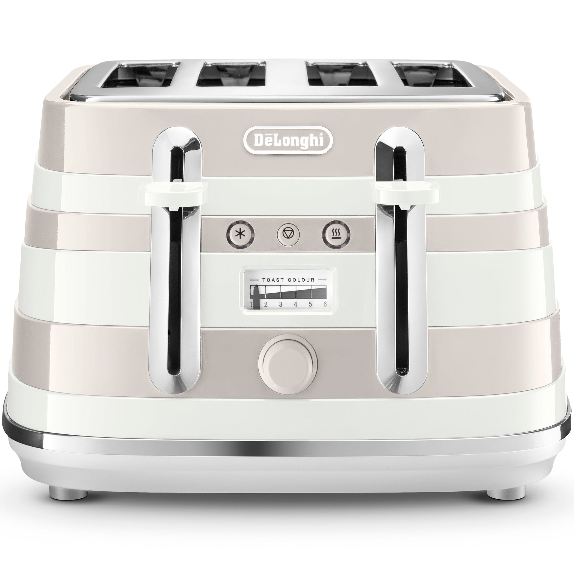 DeLonghi 4 Slice Avvolta Toaster White CTAC4003.W