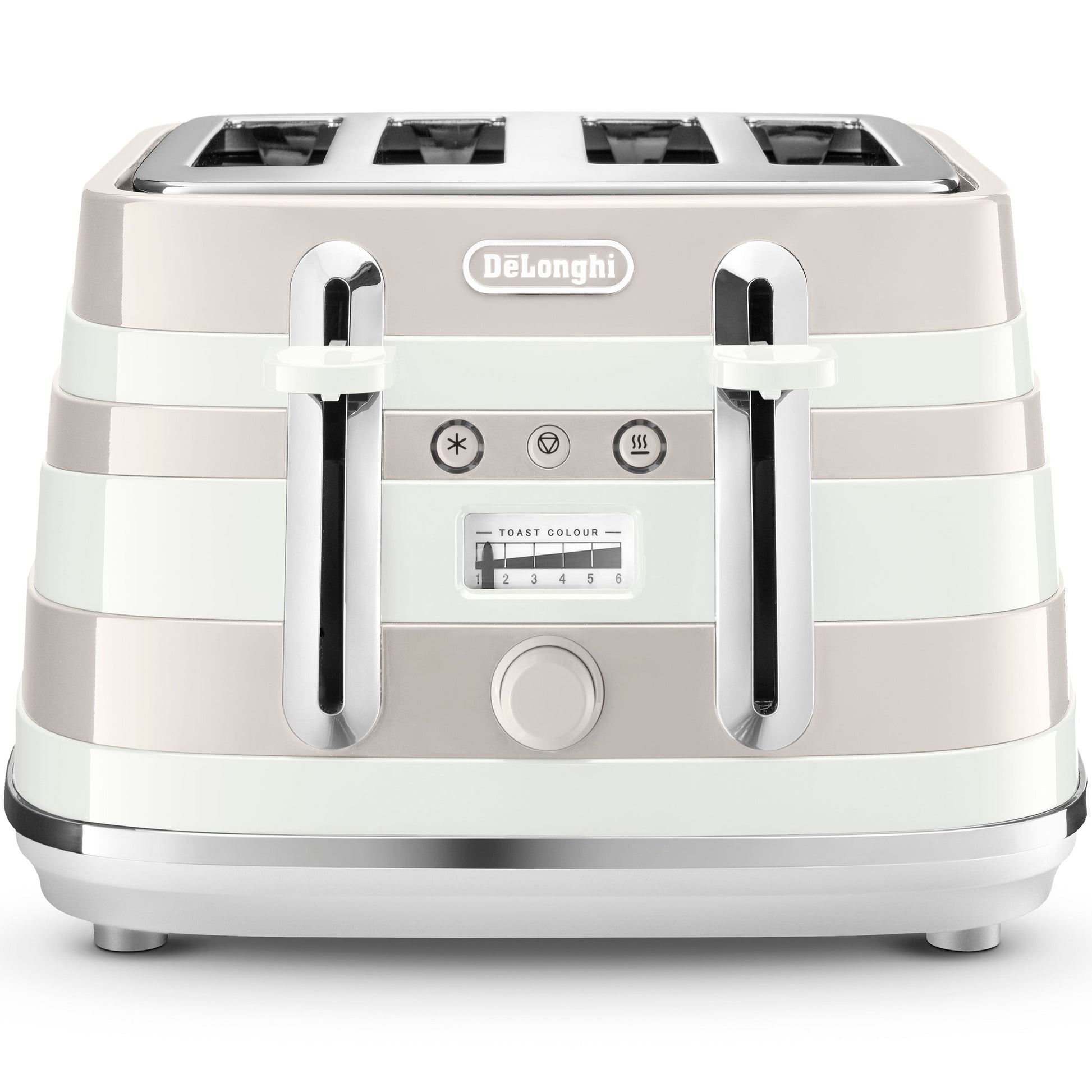 DeLonghi 4 Slice Avvolta Toaster White CTAC4003.W-1