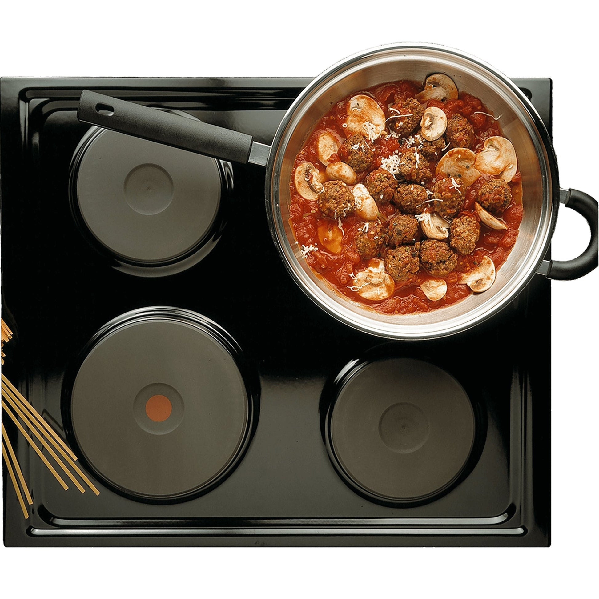 Defy Solid Plate Hob Black DHD332-1