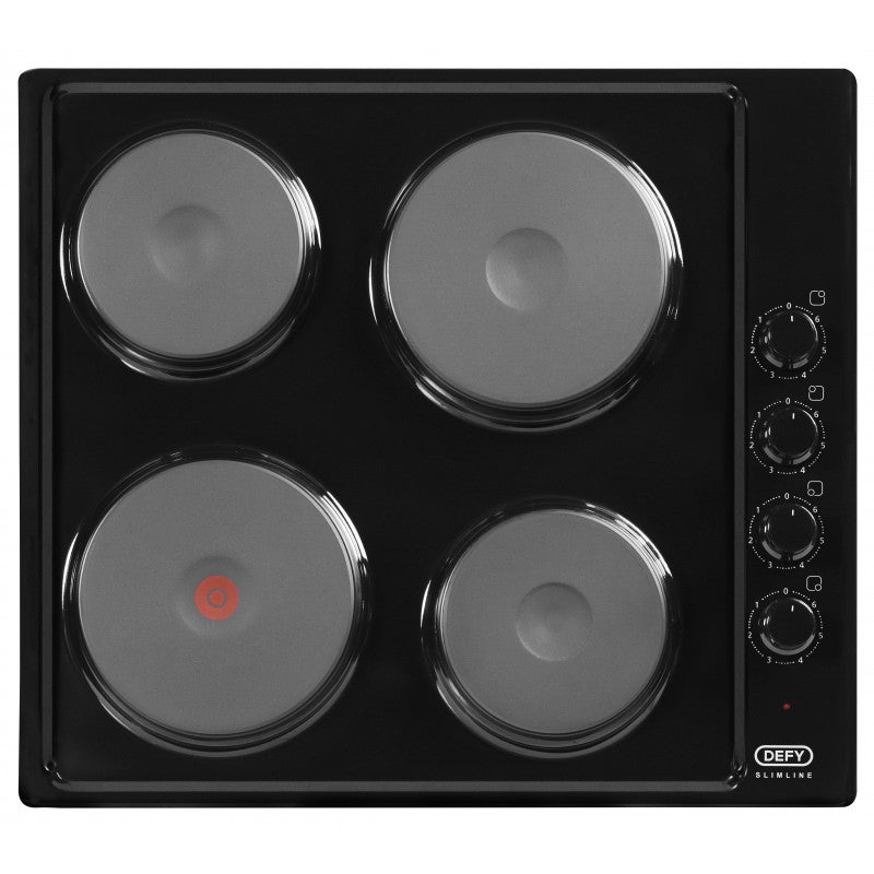 Defy Solid Plate Hob Black DHD398-1