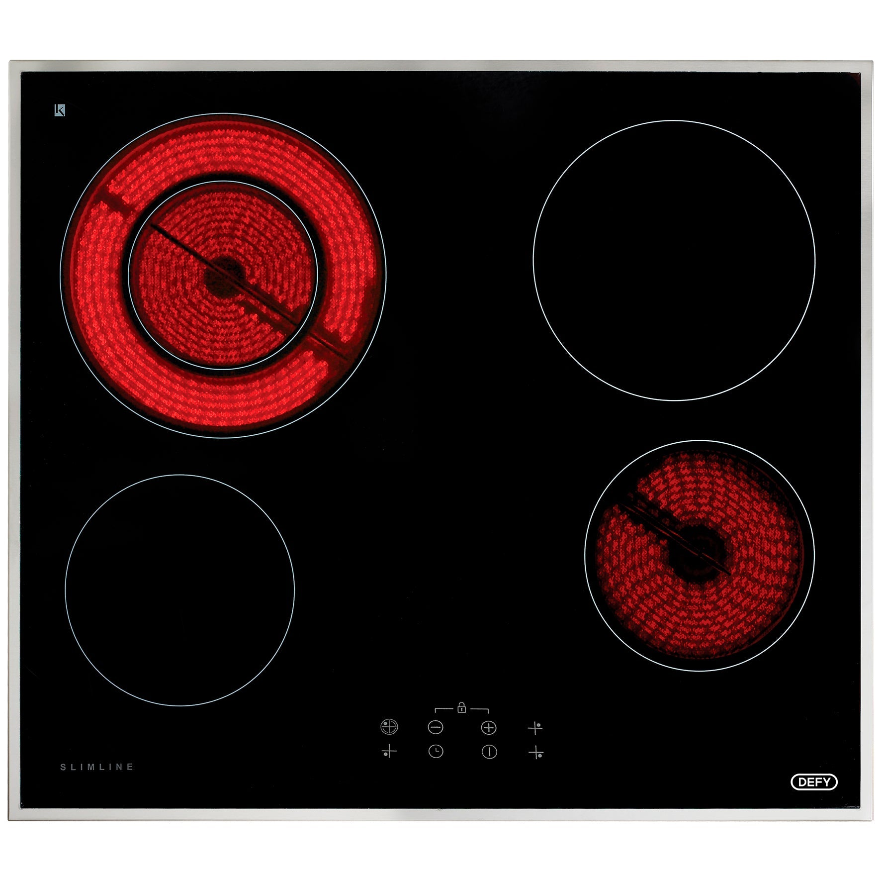 Defy Ceramic Hob Black DHD494-1