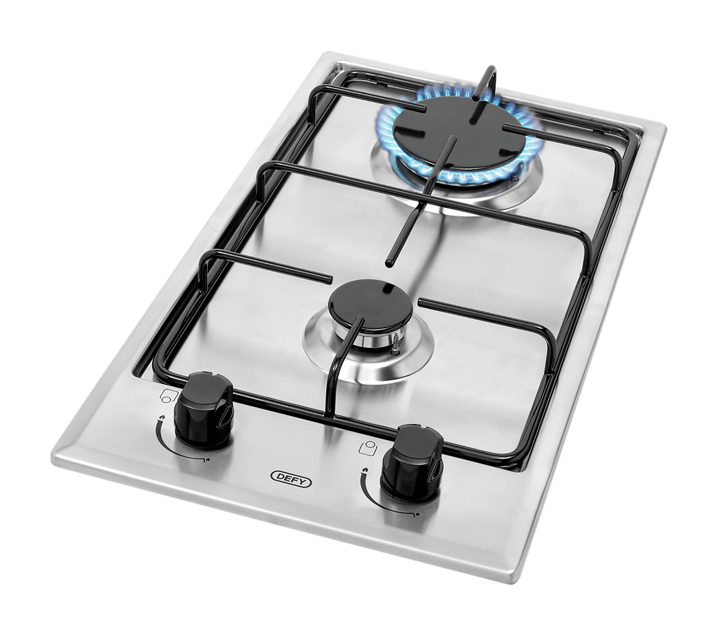 Defy Gas Hob Stainless Steel DHG134