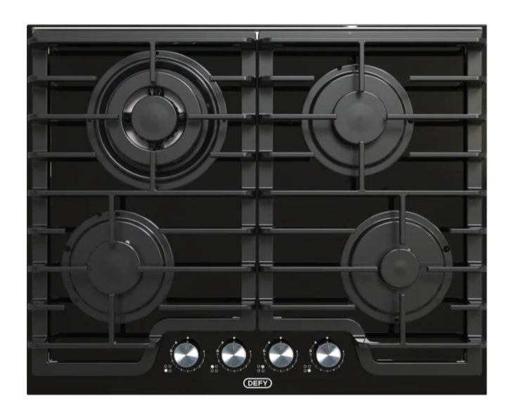 Defy Gas Hob Black DHG614-1