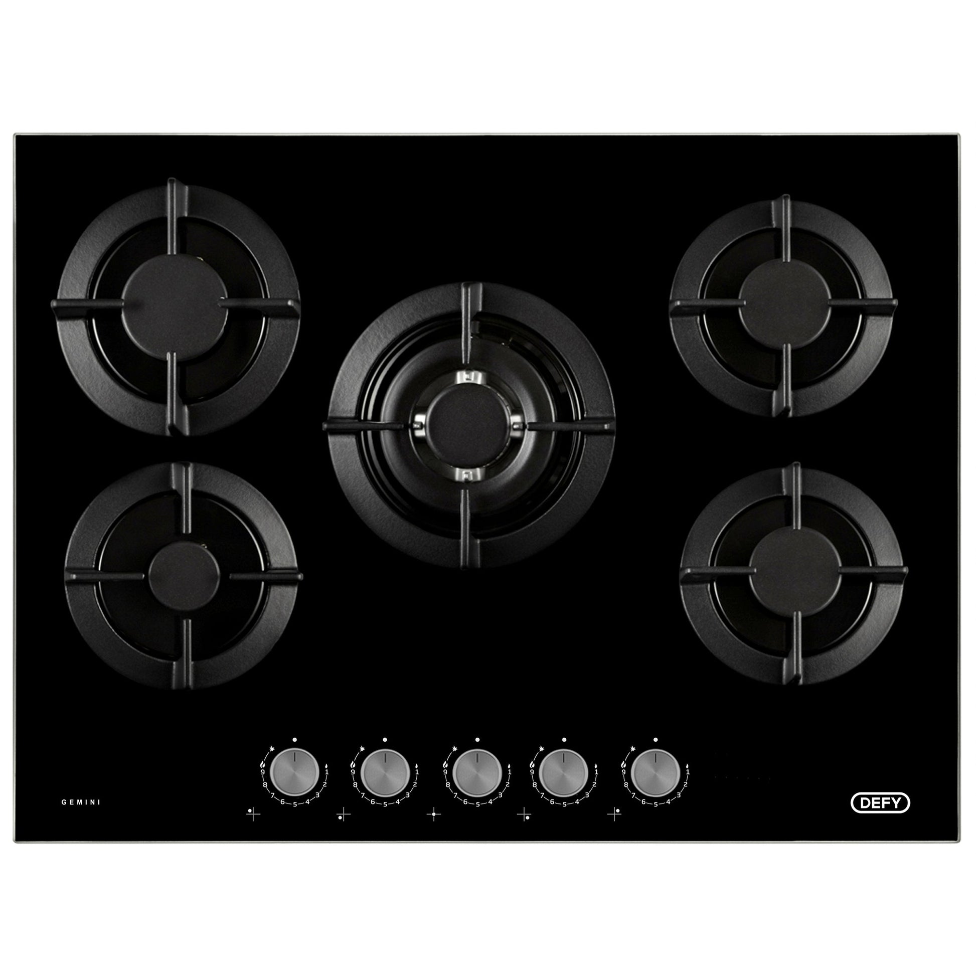Defy Gas Hob Black DHG905-1
