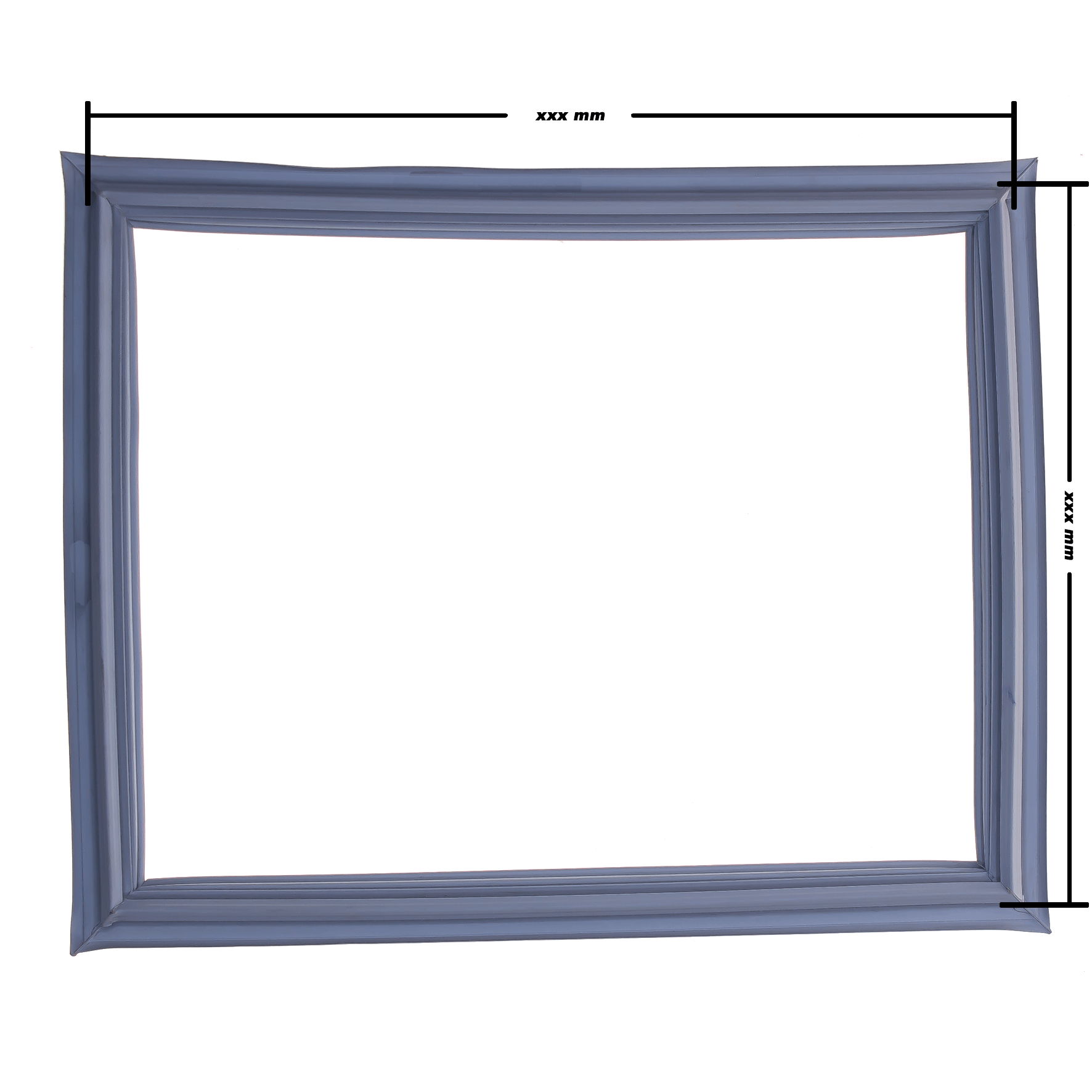 DPIG Profile 2m Grey Gasket Strip (Without Magnet)-2