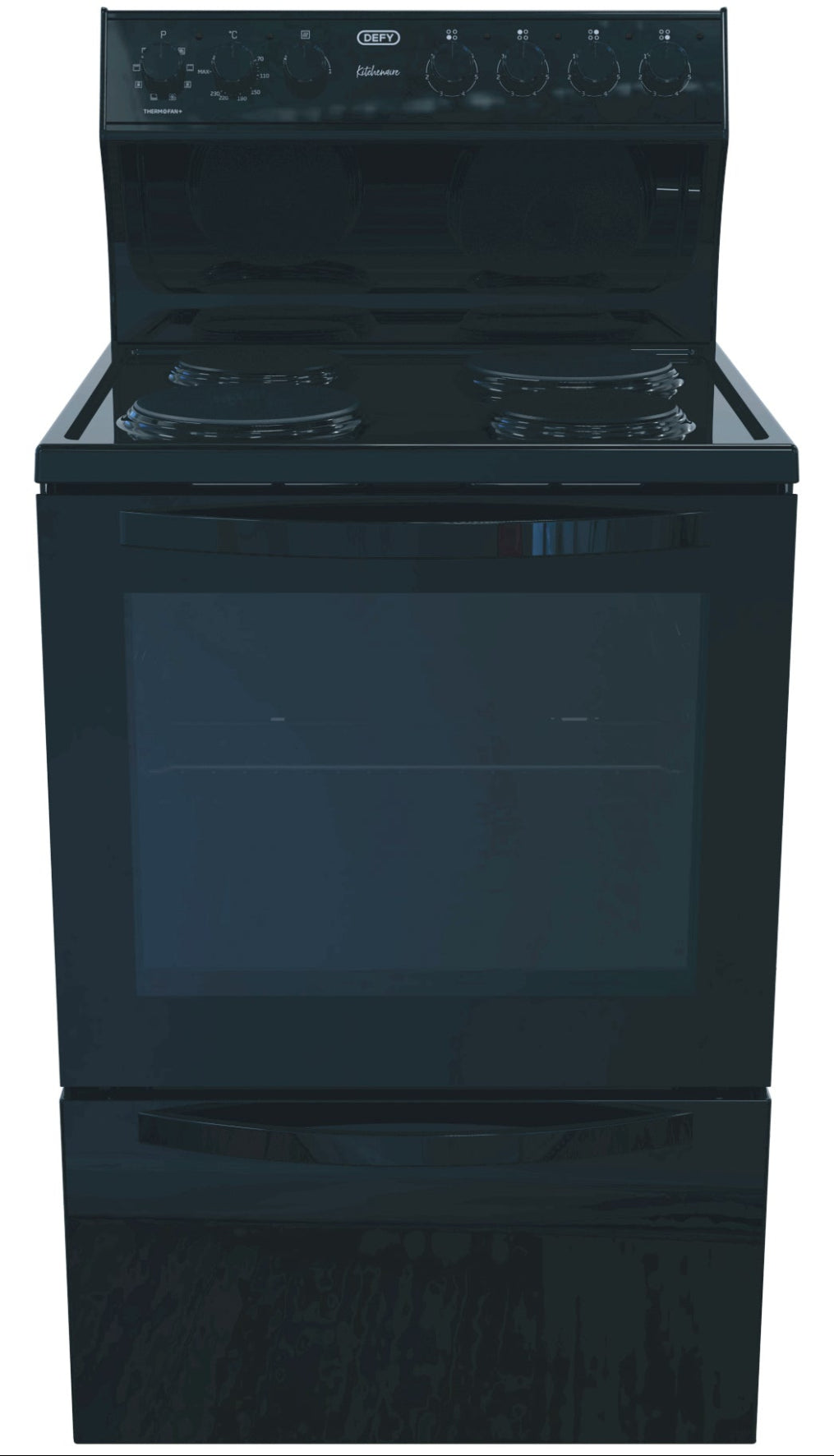 Defy Stove Black DSS697-1