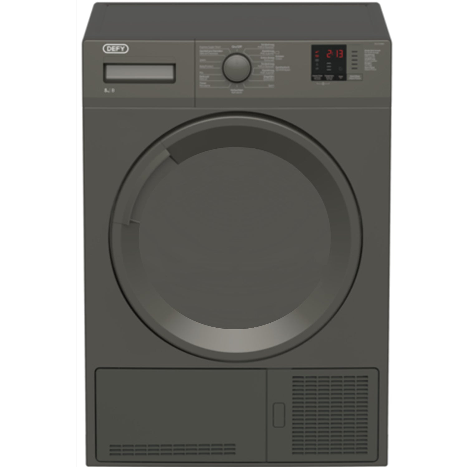 Defy 8kg Auto Dryer Manhattan Grey DTD317