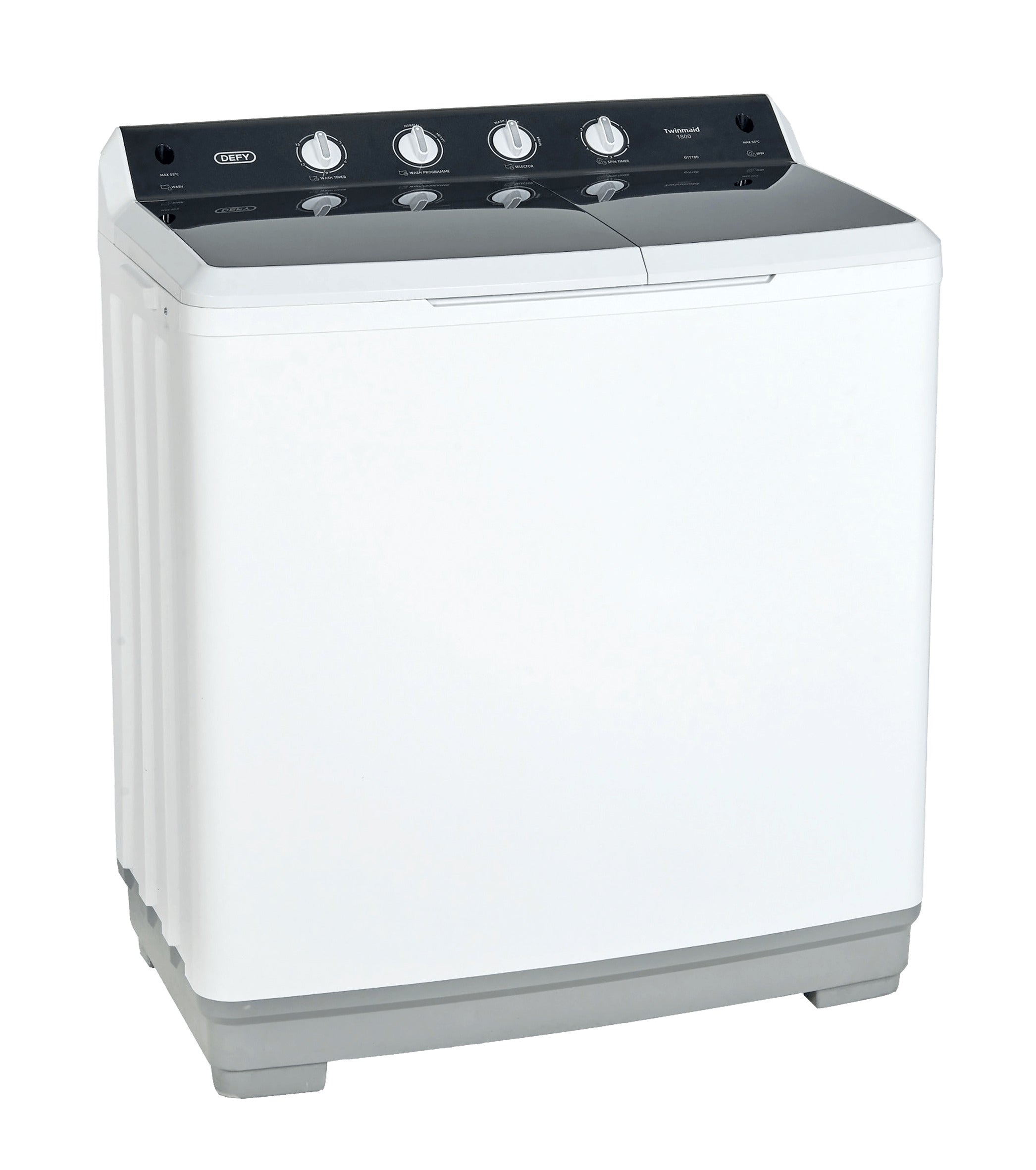 Defy 18kg Twin Tub Washing Machine White DTT180