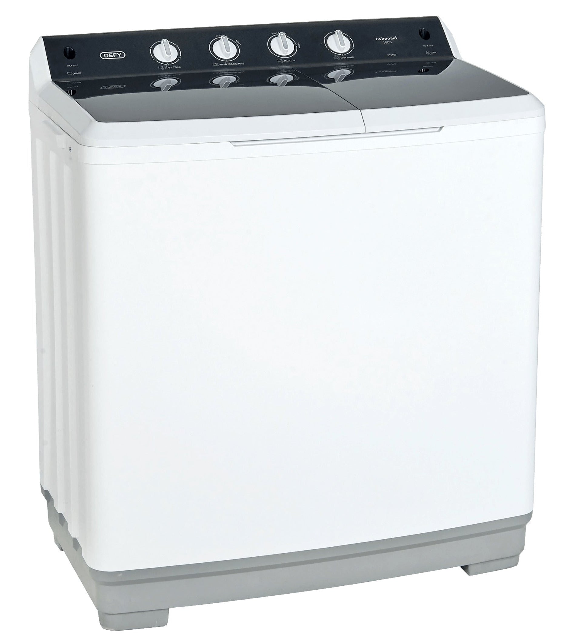 Defy 18kg Twin Tub Washing Machine White DTT180-1