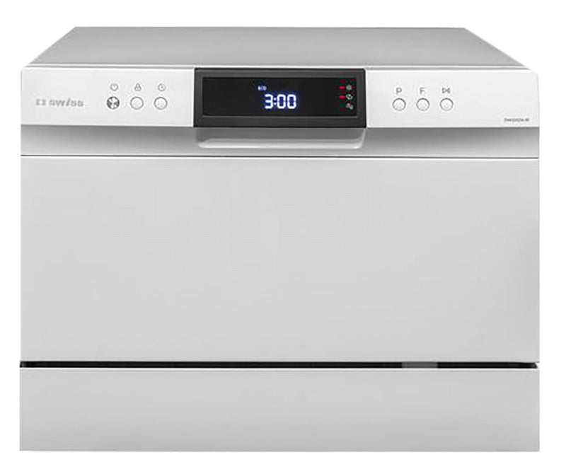 Swiss 6 Place Setting Dishwasher White DW3202A-W-1