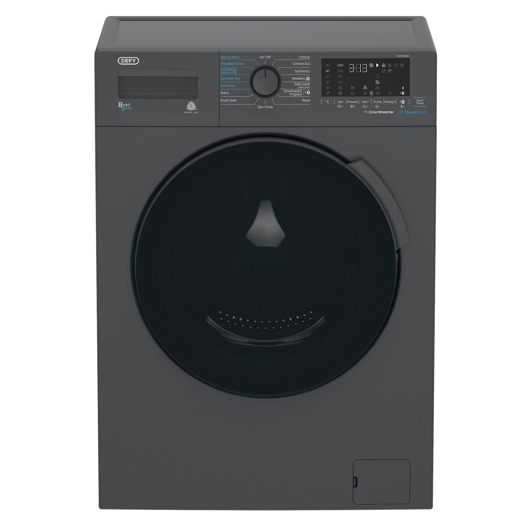 Defy 8/5kg Front Loader Combo Washing Machine Grey DWD319-1