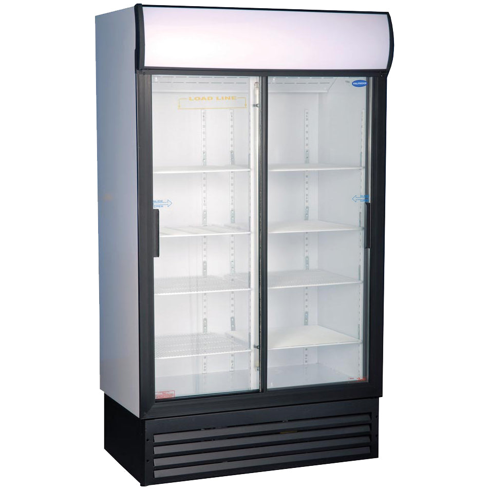 Fridgestar 663L 2 Sliding Door Display Fridge ES1140SL-1