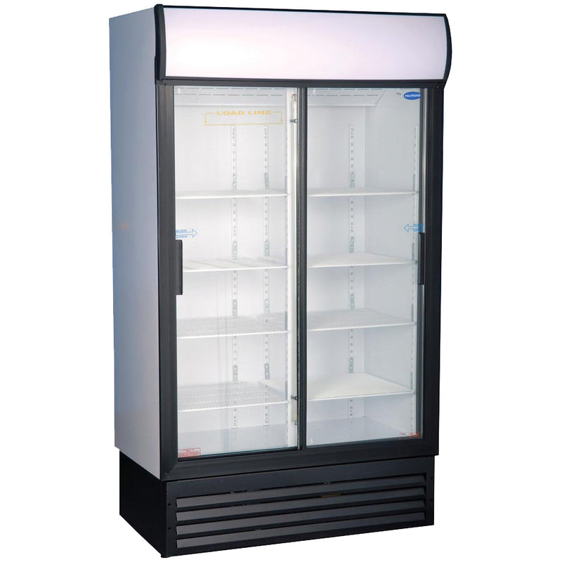 Fridgestar 663L 2 Sliding Door Display Fridge ES1140SL-1