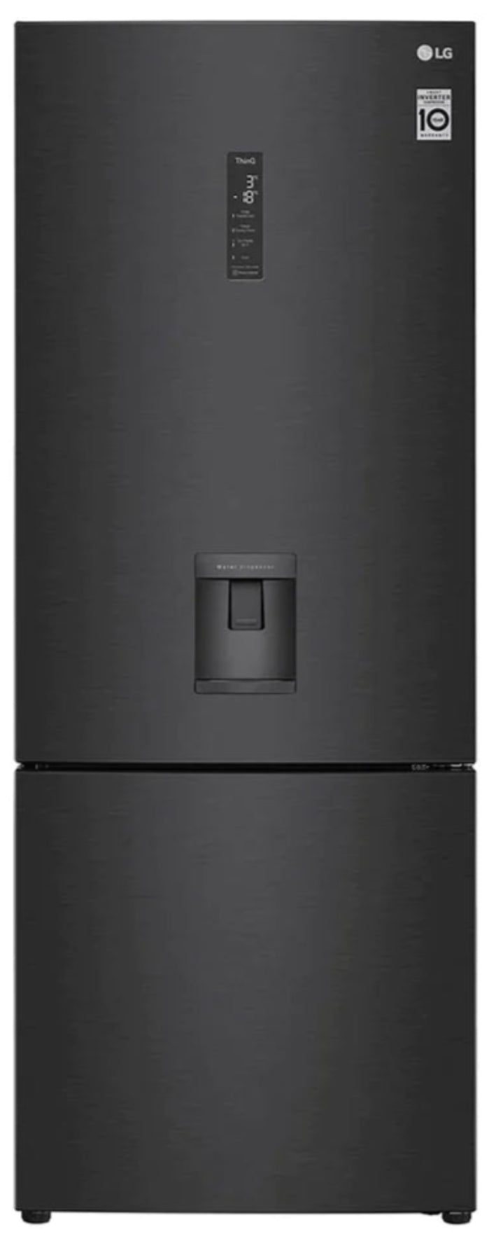 LG 446L Fridge Freezer Black GC-F569NQHM-1