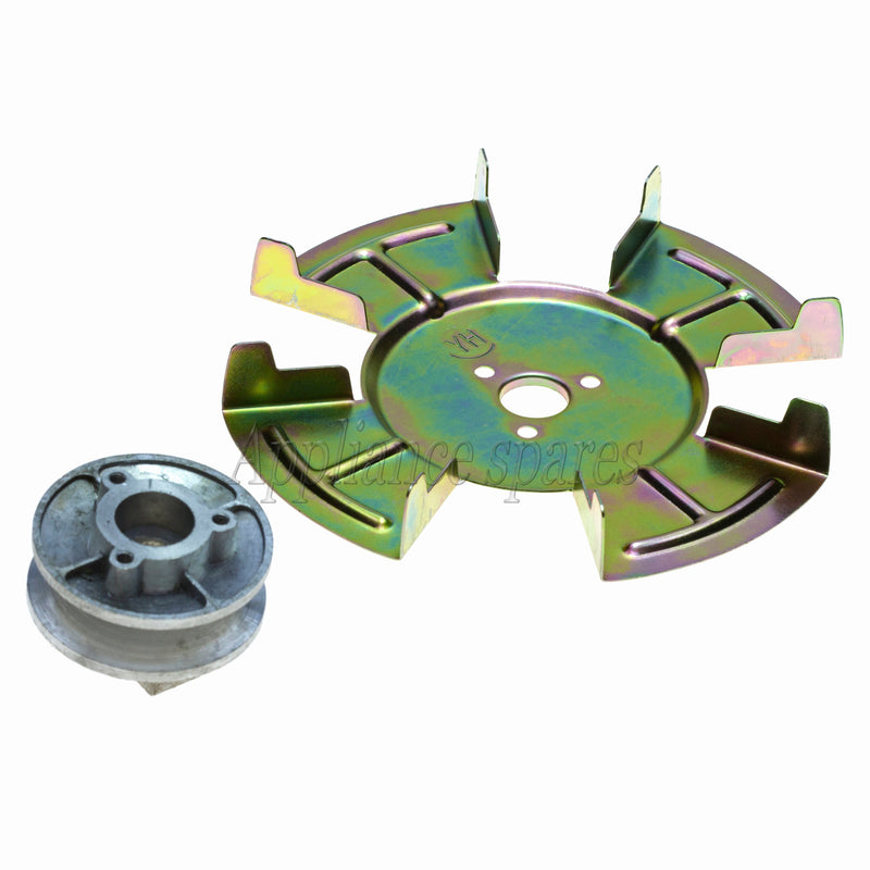 Kelvinator Washing Machine Motor Pulley with Fan-3