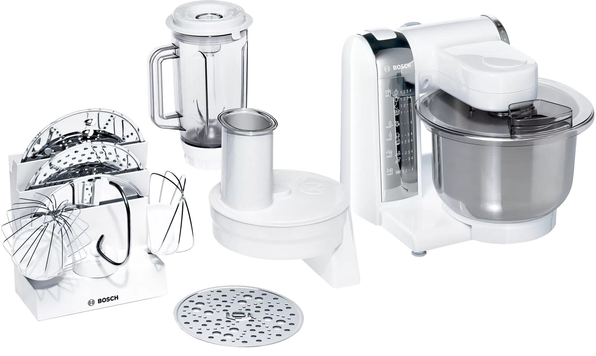 Bosch Kitchen Machine White MUM48CR1-1