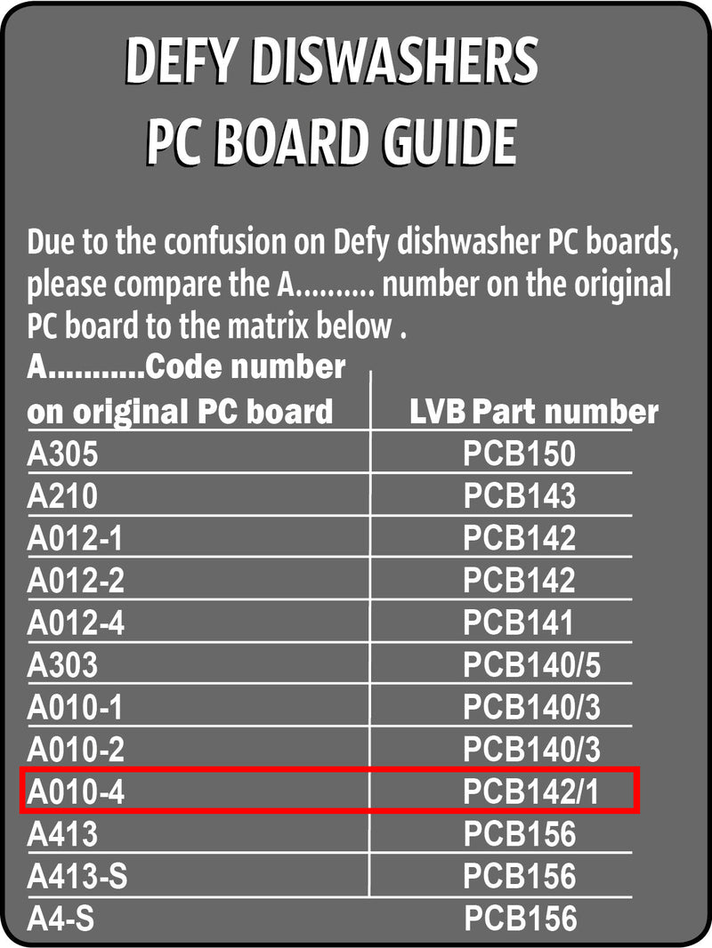 Defy Dishwasher Pc Board Control-2