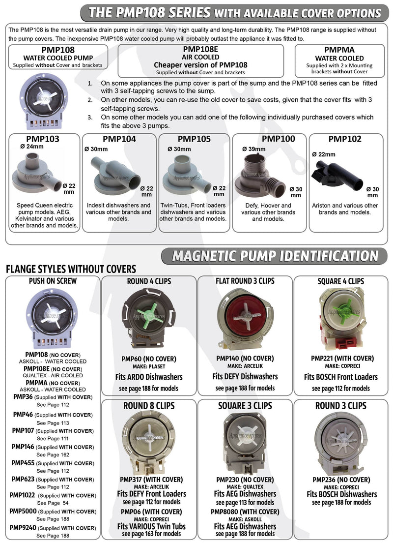 AEG Dishwasher Drain Pump-3