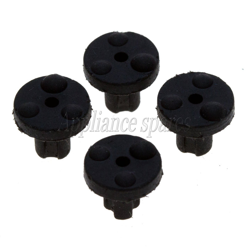 Whirlpool Gas Hob Cast Iron Stand Rubber Feet-3