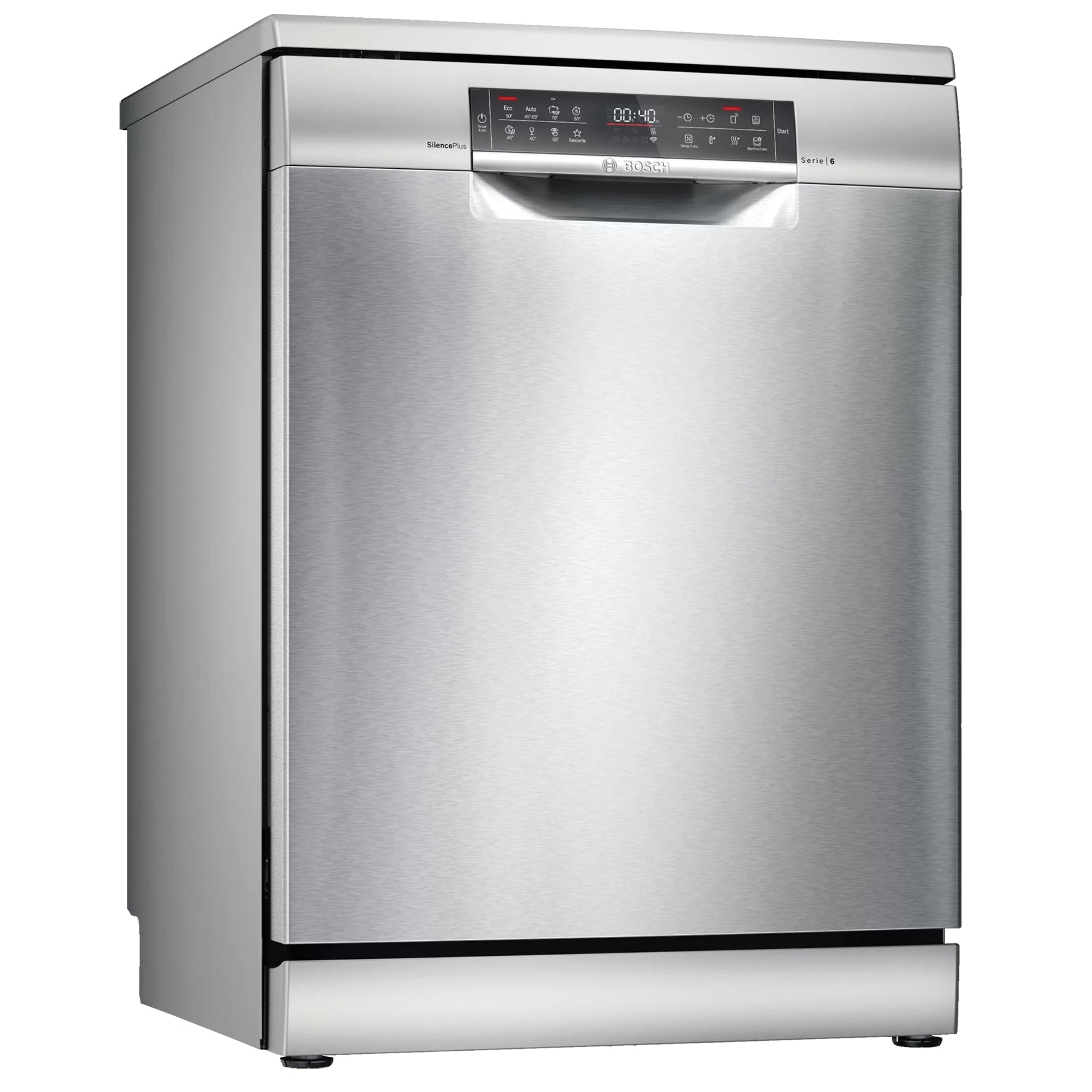Bosch 14 Place Setting Dishwasher Silver SMS6HCI02Z-1