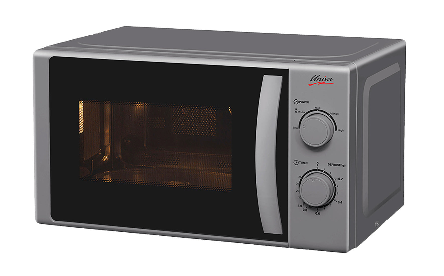 Univa 20L Microwave Oven Metallic U20MM
