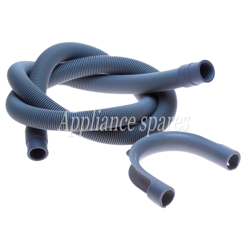 1.5 Meter Drain Hose, 22mm Straight x 18mm Straight Ends With Hook-2