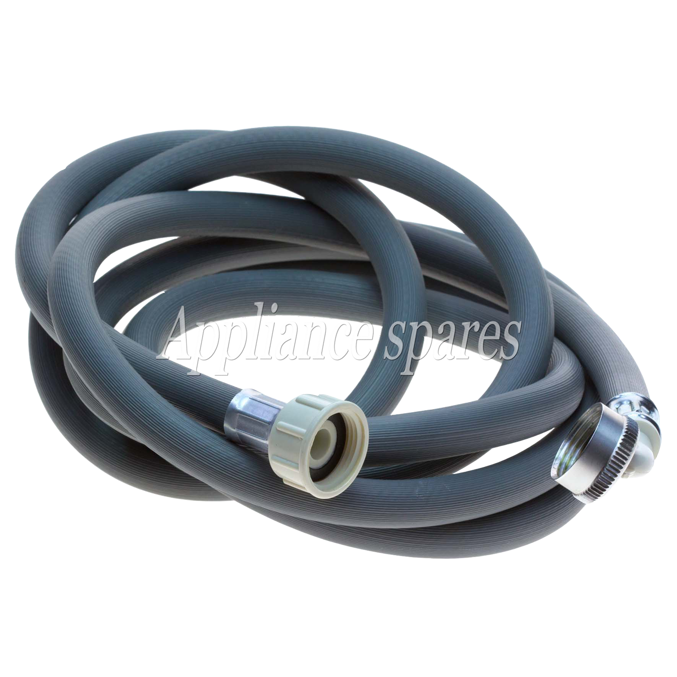 3 Meter Inlet Hose, 1 x Straight Fitting & 1 x 90° USA Thread Fitting