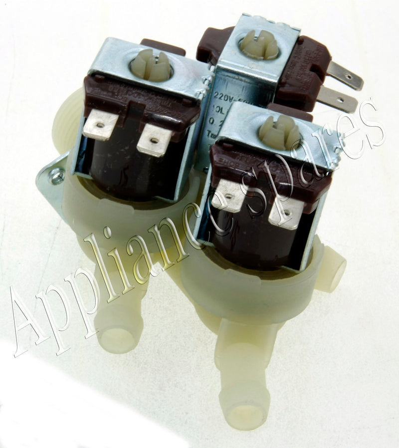 Universal Washing Machine Straight Triple Solenoid Valve (220V 10.5mm Outlet)-2