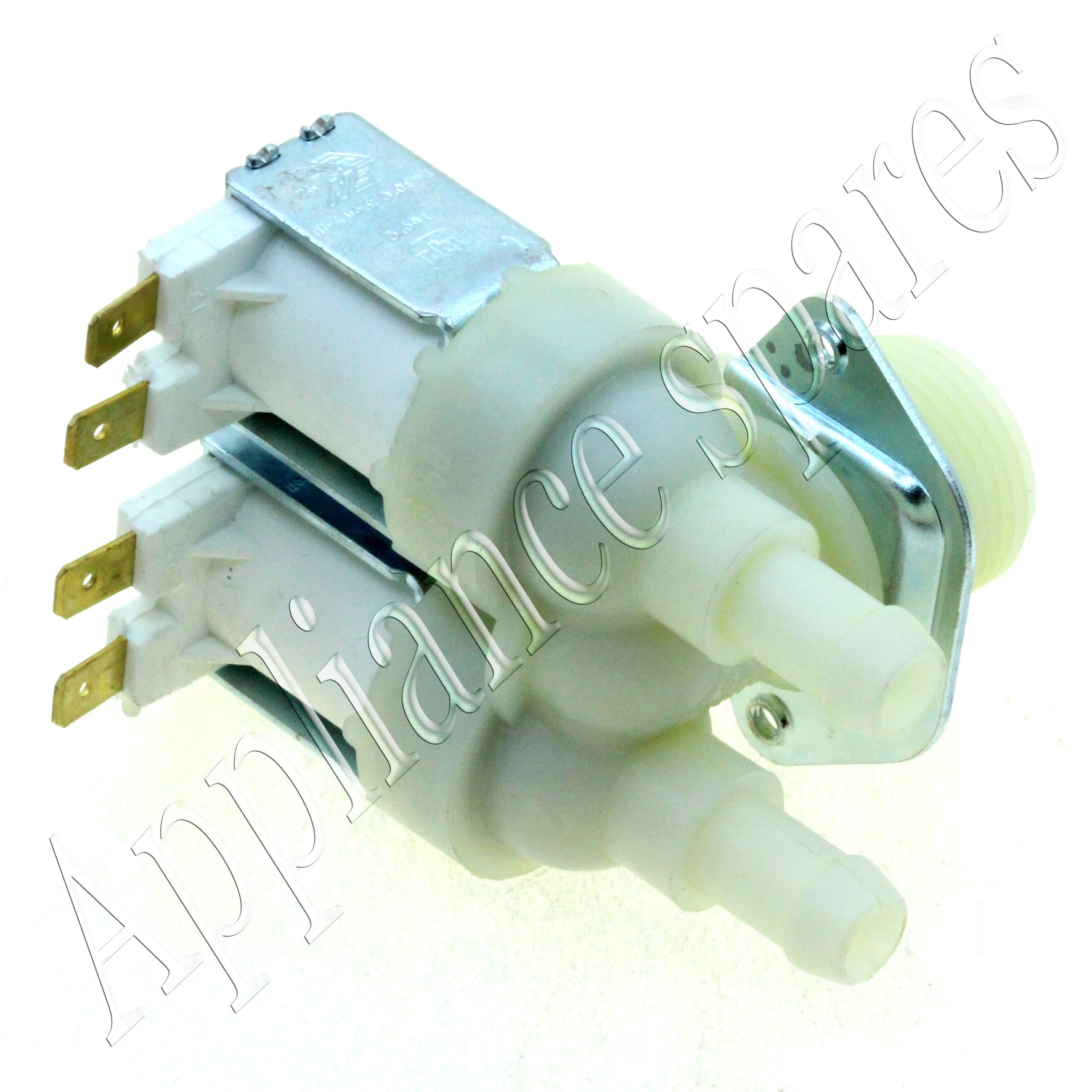 Kelvinator Washing Machine Double Solenoid Valve (90° 220V 10.5mm Outlet)