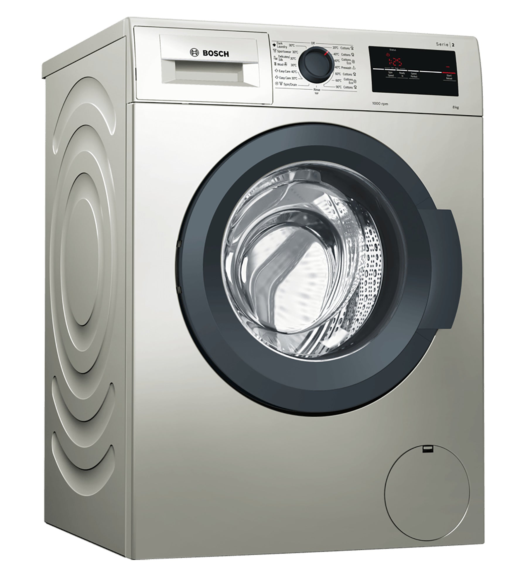 Bosch 8kg Front Loader Washing Machine Silver WAJ2018SZA