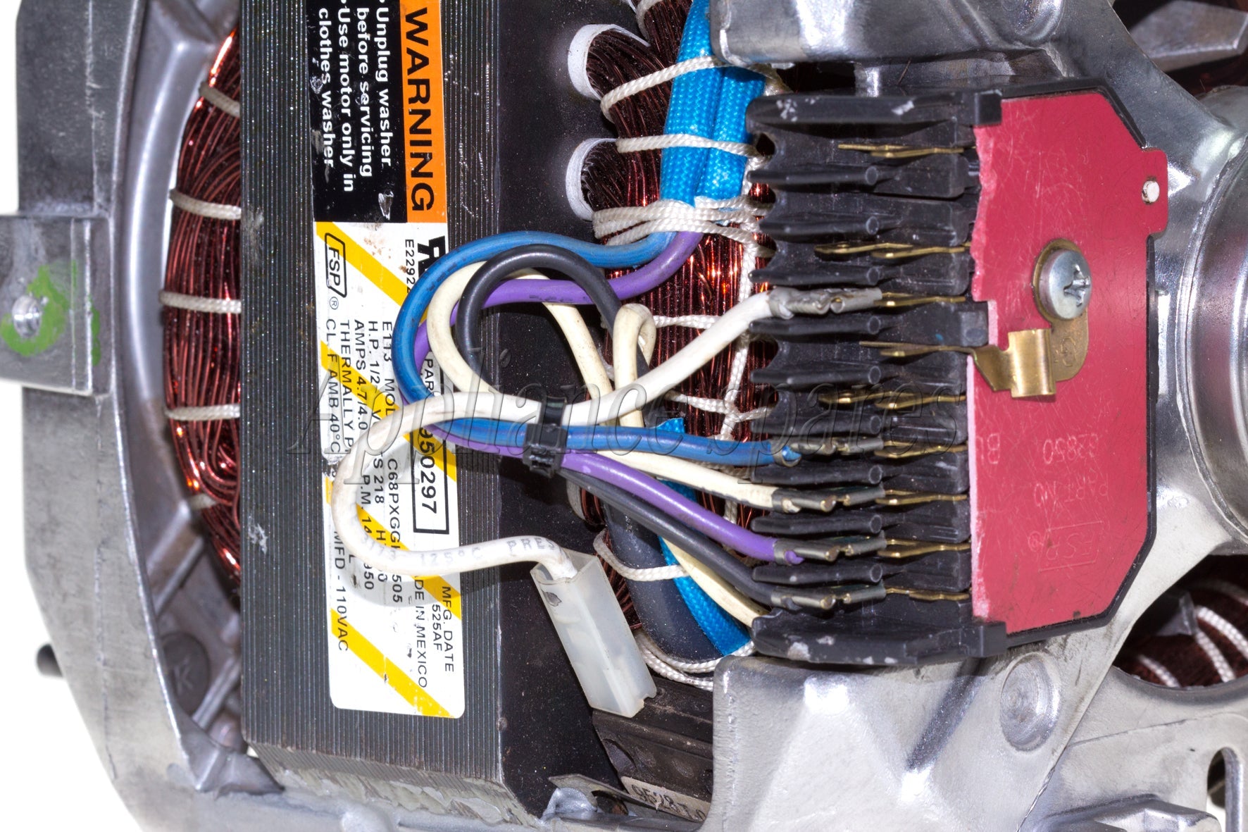Whirlpool Washing Machine Rebuild Motor (Aluminium)-2